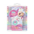 -ens. stylos gel 30 pcs autocollants