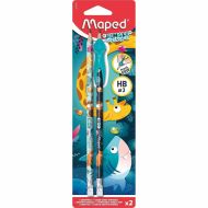 Crayons hb avec grip jungle fever maped