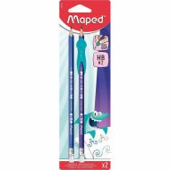 Crayons hb avec grip kidy learn maped