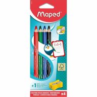 Crayons en bois effaçables à sec maped