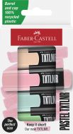 Surligneur faber castell pastel pqt. 4