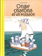 Onze chatons et un poisson