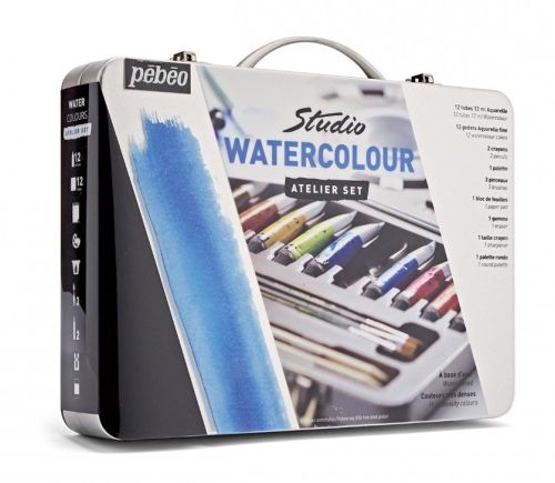 Coffret metal aquarelle fine