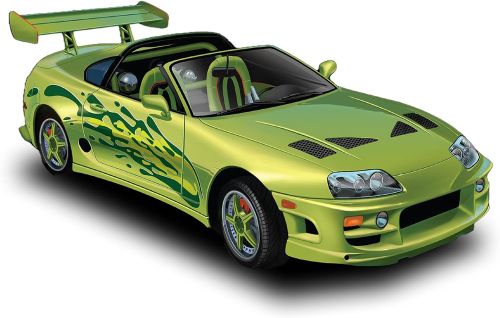 1995 toyota supra 1/25