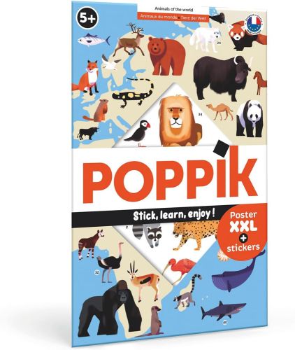 Poppik découverte - animaux 67 stickers