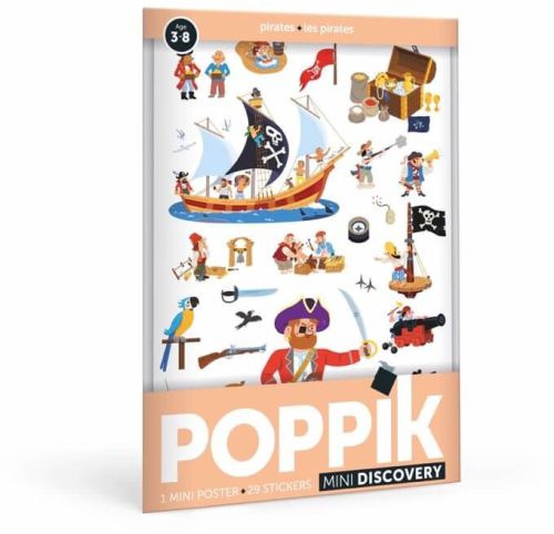 Poppik mini pirates 30 stickers
