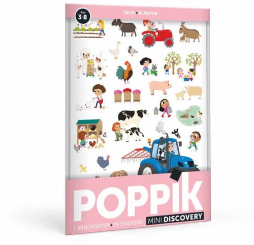 Poppik mini ferme 29 stickers