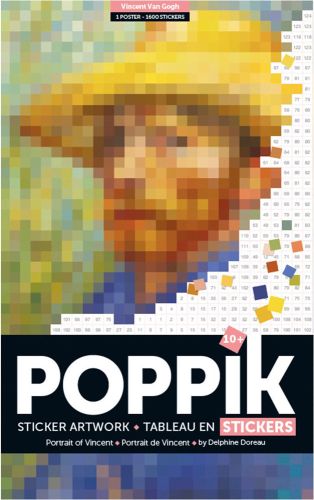 V. van gogh poster & 1600 stickers
