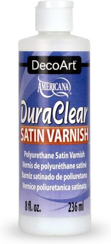 Vernis satin duraclear 8 oz. - americana