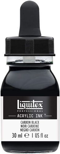 Liquitex ink 30 ml noir charbon
