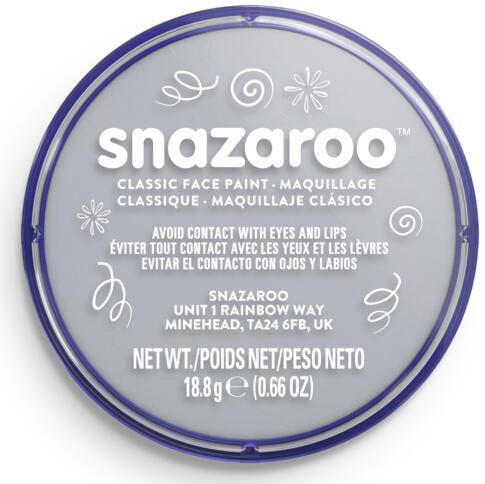 Peinture visage gris snazaroo 18ml