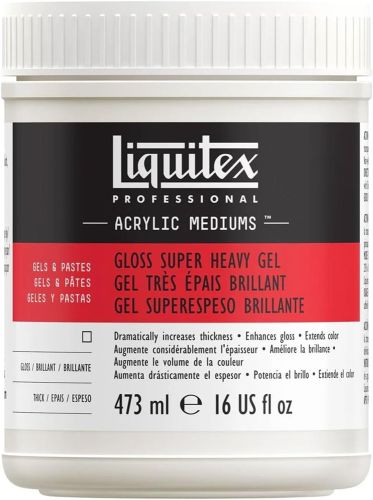 Gel medium gloss super heavy 473ml (16oz)