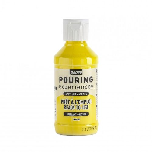 Acrylique pouring experiences 118 ml jaune primair