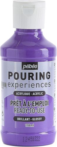 Acrylique pouring experiences118 ml violet clair