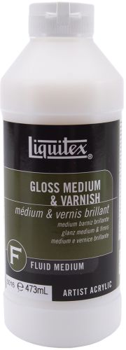 MÉd. & vernis brillant liquitex 473ml