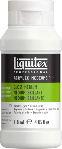 Med. & vernis brillant liquitex 118ml