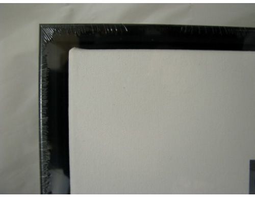 Cadre flottant noir + toile 12x16