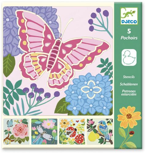 Pochoirs: ailes du jardin