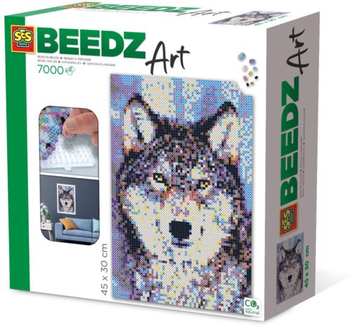 Beedz art - loup (30x40)
