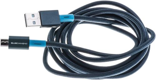 Câble de chargement usb à usb-c blue diamond