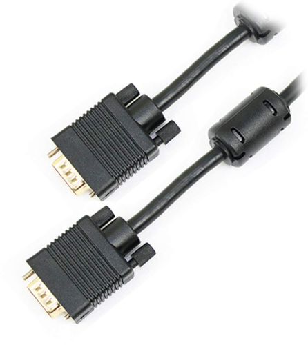 Câble vga ferrite true 15 pin m/m (6')