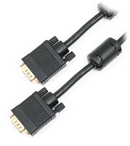 Câble vga ferrite true 15 pin m/m (10')