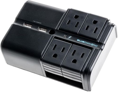 Parasurtenseur 4 prises + 2 usb