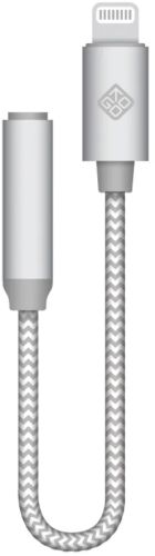 Adaptateur audio 3.5mm à lightning blanc