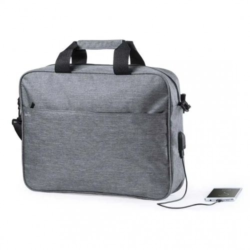 Porte-documents pour portable 15,6 rfid gris