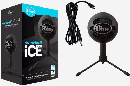Microphone noir snowball blue ice usb
