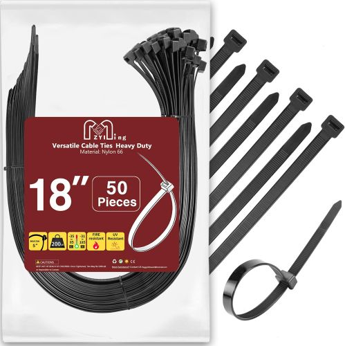 Attache câble plastique noir