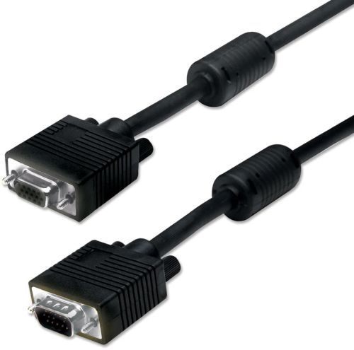 Câble rallonge vga ferrite m/f (10')