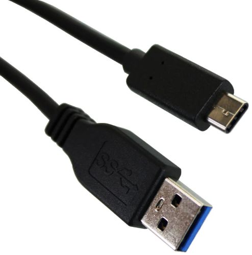 Cable usb 3.1 a male a c male 3'