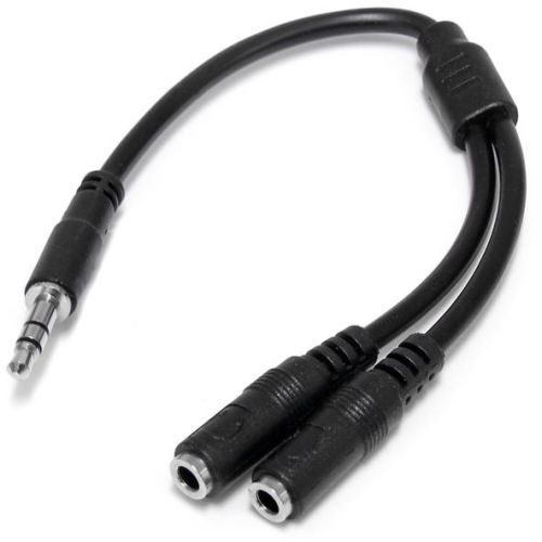 Cable audio mini jack pour 2 casques