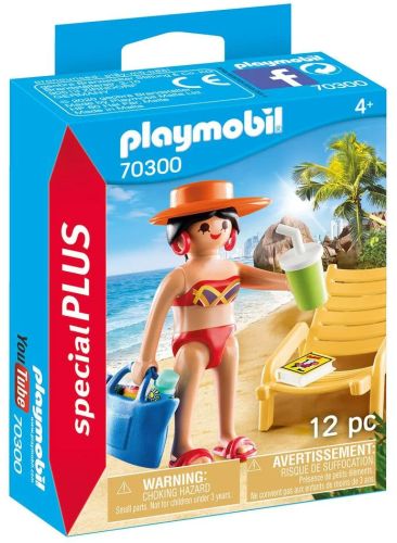 Playmobil - bain de soleil avec chaise longue