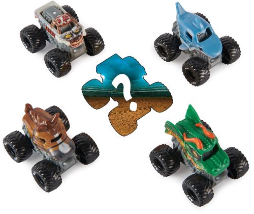 Monster jam mini - 1:87 coffret de 5 mini assorti