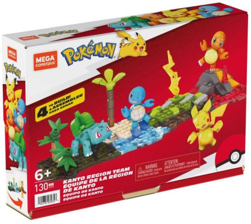 Mega pokémon - Équipe de la région de kanto