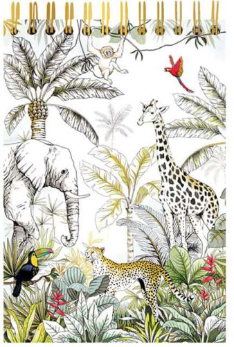 Cahier de dessin 14.5 x 21 cm (tropiques)