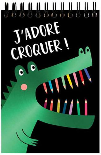 Cahier de dessin 14.5 x 21 cm (j'adore croquer)