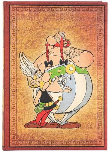 Cahier paper blank 5x7 ligné astérix & obélix midi