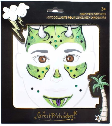 Collant pour le visage dinosaure