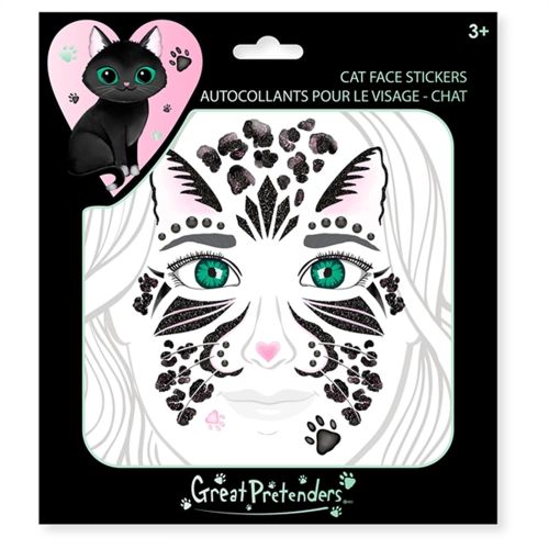 Collant pour le visage chat noir