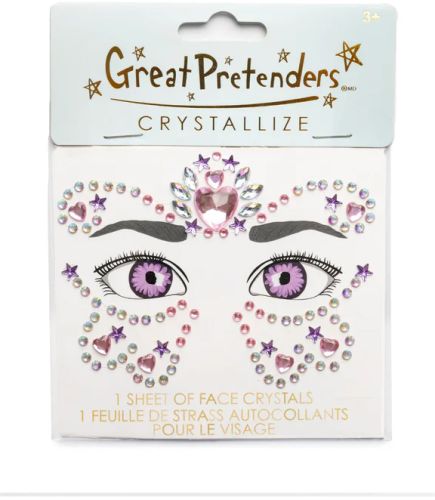 Cristaux pour le visage papillon princesse
