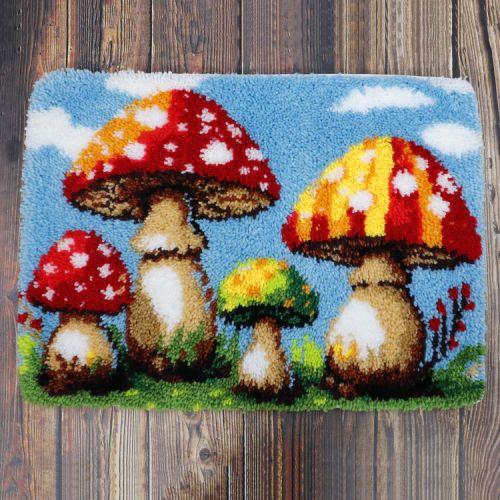 Grand tapis champignons