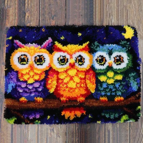 Grand tapis- hiboux