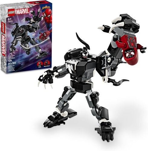 Marvel - l’armure-robot de venom contre miles morales