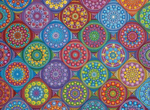 Casse-tête : magnifique mandala (500)