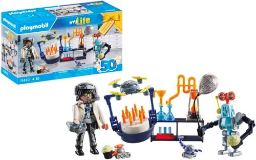 My life - chercheur avec robots
