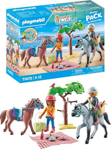 Horses of waterfall - amélia et ben avec chevaux