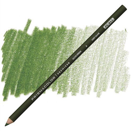 Crayon prisma vert olive pc911